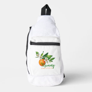 Süße Zitrus-Mama-To-Be-Baby-Shower-Print-Cut-Sew  Crossbody Bag