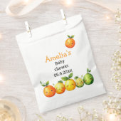 Süße Zitrus-Schatz-Baby-Party Geschenktütchen (Ausgeschnitten)