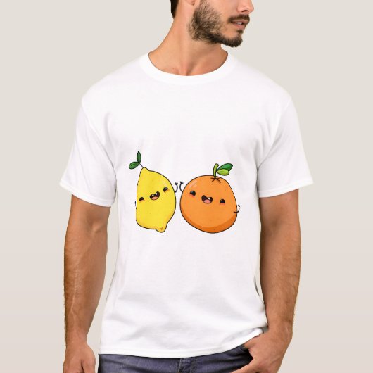 Süße Zitrusfrüchte T-Shirt (Vorderseite)