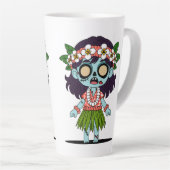 Süße Zombie-Hawaiianerin Milchtasse (Rechte Ecke)