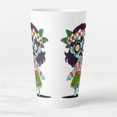 Süße Zombie-Hawaiianerin Milchtasse (Vorderseite)