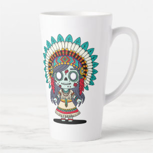 Süße Zombie-Ureinwohnerin Milchtasse