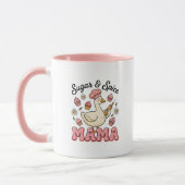 Süße Zuckergewürz Gans Mama Tasse (Links)