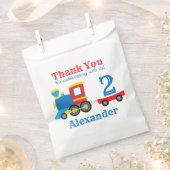Süße Zug-Geburtstagsfeier Geschenktütchen (Ausgeschnitten)