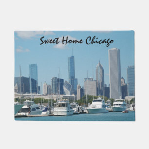 süße Zuhausechicago-Fußmatte Fußmatte