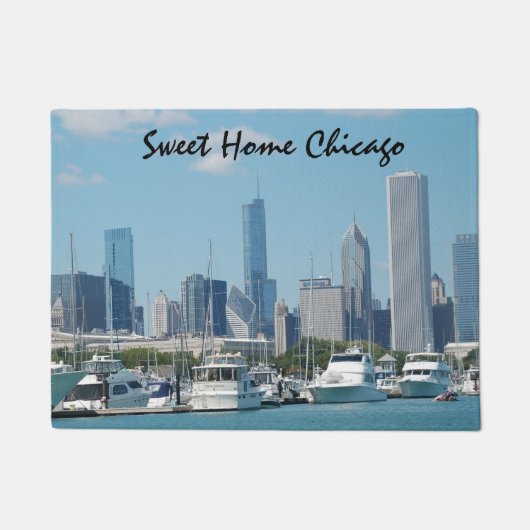 süße Zuhausechicago-Fußmatte Fußmatte (Vorderseite)