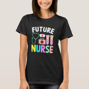 Süße zukünftige Krankenpfleger-Karriere-Bildung fü T-Shirt
