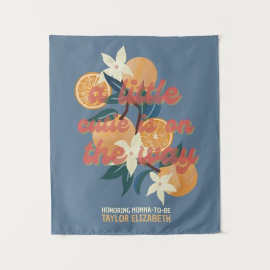 Süsse zum Thema Kinderdusche Wandteppich (Vorderseite)