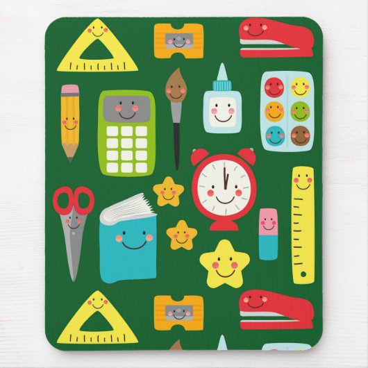 Süße Zur-Schule-Kawaii-Klassenzimmer-Ausrüstung Mousepad (Vorne)