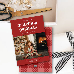 'Süße zusammenpassende Schlafanzüge' Staffel Eins  Feiertagskarte