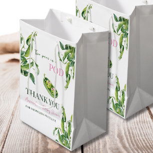 Süße zwei Erbsen in einer Hülse Mädchen Rosa Zwill Mittlere Geschenktüte