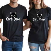Süße zwinkernde schwarze Katzenmutter T-Shirt