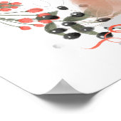 Süssen aus Holz - Süßfox - Persönlich gestalten Poster (Ecke)