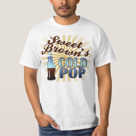 Süßen Browns kalter Pop-T - Shirt (Vorderseite)