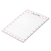 Süssen für die Schulung Notizblock (angewinkelt)