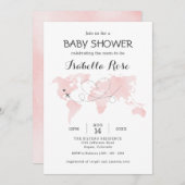 Süssen Karte Reiseabenteuer Rosa Kinderdusche (Vorne/Hinten)