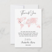 Süssen Karte Reiseabenteuer Rosa Kinderdusche (Vorderseite)