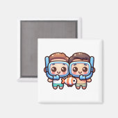 Süssen zum Schnorcheln Magnet (Vorderseite/Rückseite)