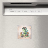 Süßer #1 Dad-Drache Magnet – Ein Geschenk zum Vate (In Situ (Geschirrspüler))