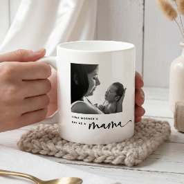 Süßer 1. Muttertag, Mama Foto-Collage Kaffeetasse