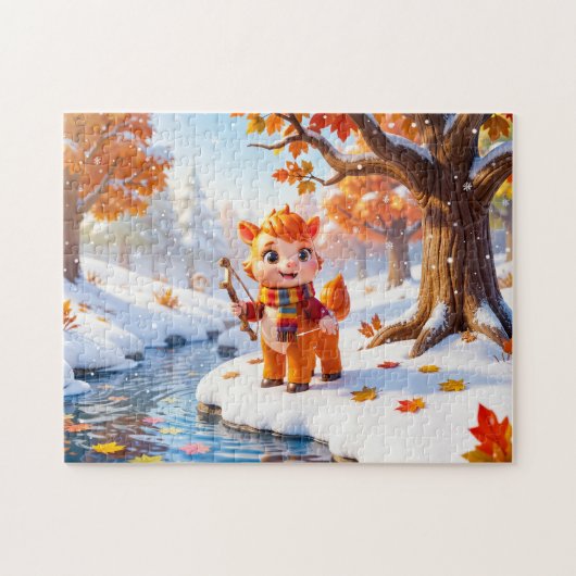 Süßer 3D-Schütze-Sternzeichen-Charakter Puzzle (Horizontal)