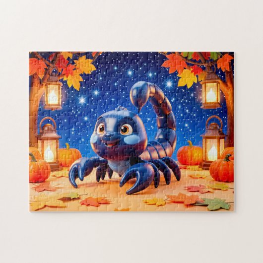 Süßer 3D-Zodiak-Skorpion-Charakter Puzzle (Horizontal)