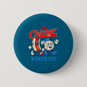 Süßer 4. Hey Chicago Juli Was sagt der Hund Baseba Button