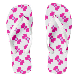 Süßer 8-Bit-Pixel-Bogen Badesandalen
