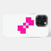 Süßer 8-Bit-Pixel-Bogen iPhone Hülle (Rückseite (Horizontal))