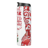 Süßer, aber gedünsteter Candy Cane Thermal Tumbler Thermosbecher (Nach rechts gedreht)
