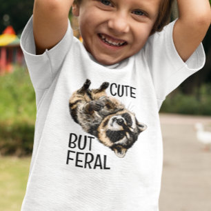 Süßer aber verwilderter Waschbär Trash Panda  Tri-Blend Shirt