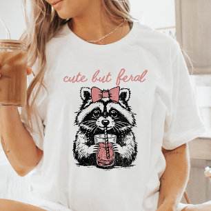 Süßer aber verwilderter Waschbär Tri-Blend Shirt