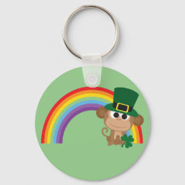 Süßer Affe Leprechaun Schlüsselanhänger