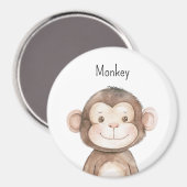 Süßer Affe Tier Magnet (Vorderseite/Rückseite)