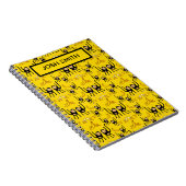 Süßer Affe und Bananendruck Notizblock (Rechte Seite)