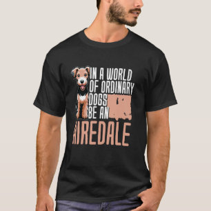 Süßer Airedale Terrier Liebhaber Terrier Besitzer T-Shirt
