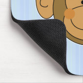 Süßer alberner Affe Gesicht Mousepad (Ecke)