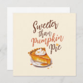 Süßer als Kürbiskuchen (Vorne/Hinten)