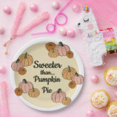 Süßer als Kürbiskuchen Pappteller (Party)