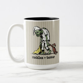 Süßer alter Mann Zombie Sockenaffe Spielzeug Lusti Zweifarbige Tasse