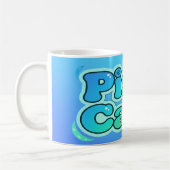 Süßer Anime-Gamer-Junge Pixel Ruhig Kaffeetasse (Links)