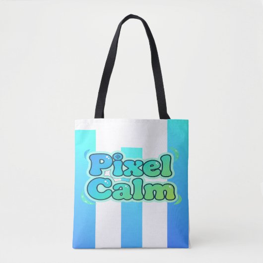 Süßer Anime-Gamer-Junge Pixel Ruhig Tasche (Vorderseite)