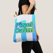 Süßer Anime-Gamer-Junge Pixel Ruhig Tasche (Von Nahem)