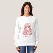 Süßer Anime-Valentins-Sweater Sweatshirt (Vorne ganz)