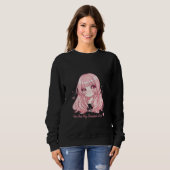 Süßer Anime-Valentins-Sweatshirt Sweatshirt (Vorne ganz)