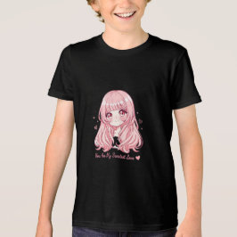 Süßer Anime-Valentinstag-Pullover Tri-Blend Shirt