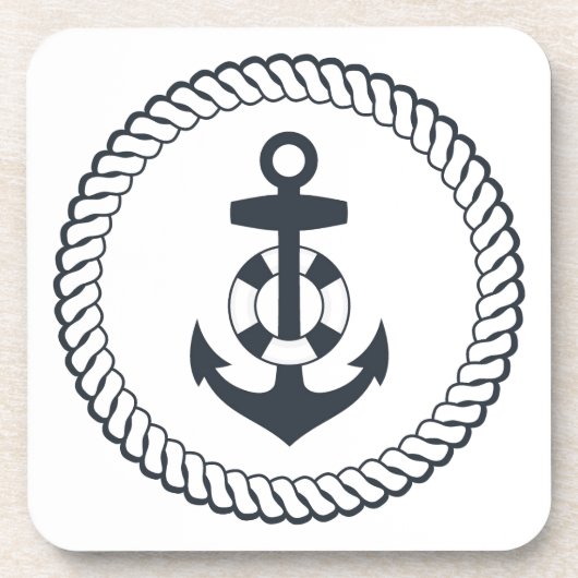 Süßer Anker Getränkeuntersetzer (Vorderseite)