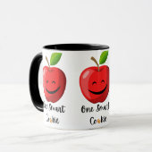 Süßer Apfel - Ein Kluger Kopf Tasse (Vorderseite Links)