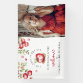 Süßer Apfel | Foto Birthday Banner (Vertikal)