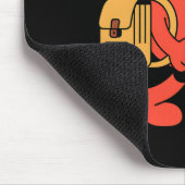 Süßer Apfel geht zurück zur Schule Mousepad (Ecke)